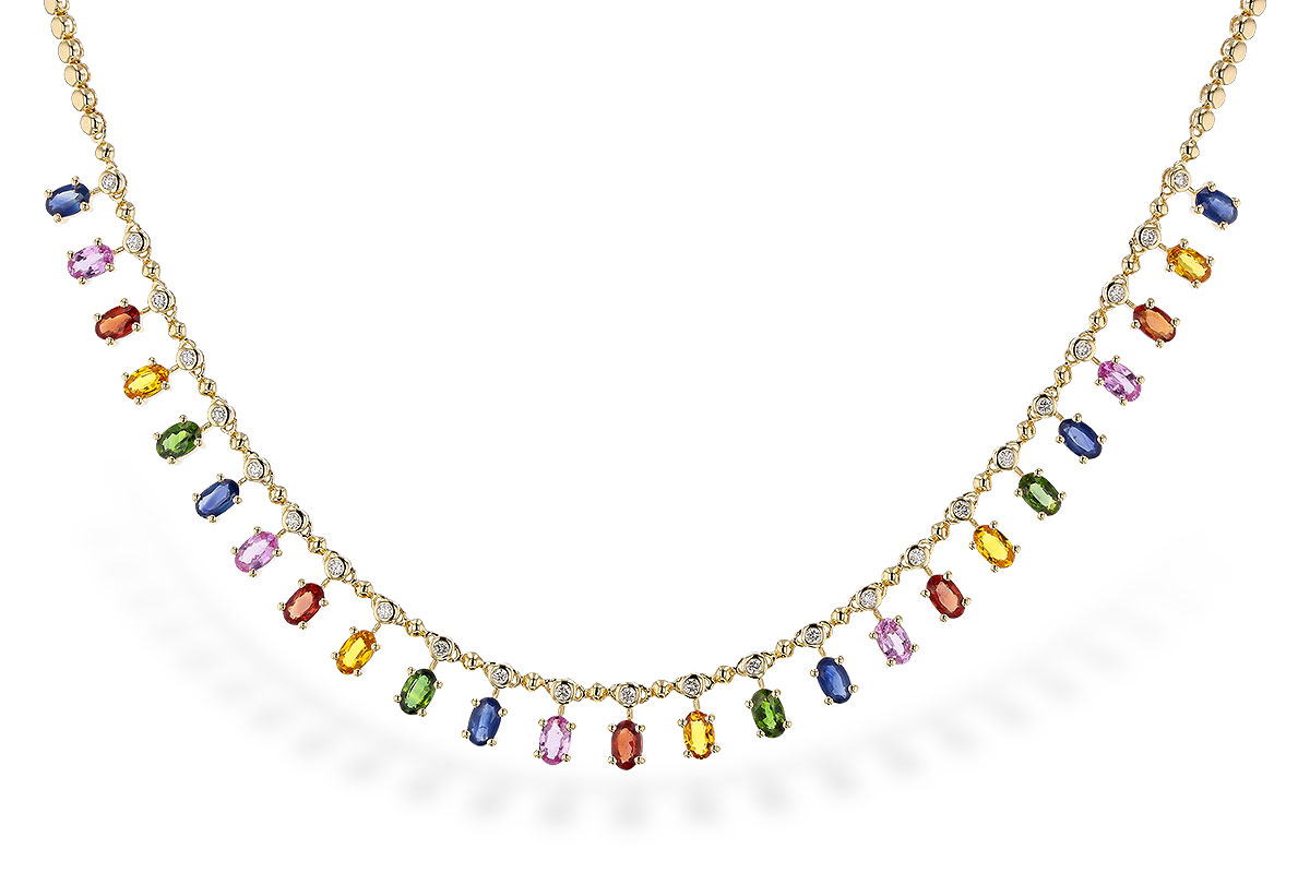 G275-22659: NECK 6.75 MULTI-COLOR SAPP 7.21 TGW (17.25")
