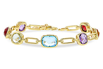 G275-22686: BRACELET 8.87 TW SEMI-PREC (GT,CIT,AMY,G.AMY,BT)
