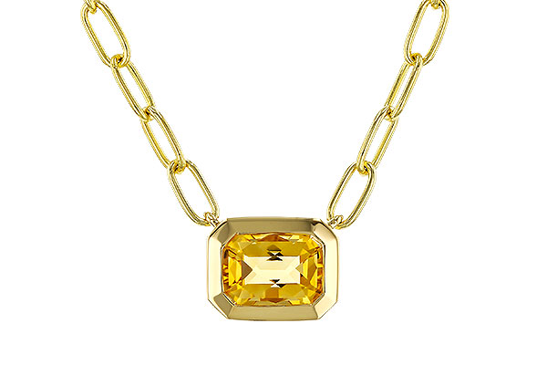 G275-24523: NECKLACE .86 CITRINE (18")