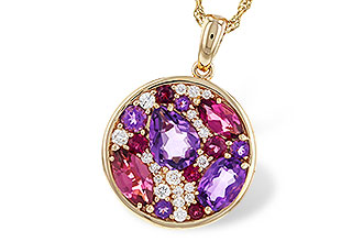 G275-25450: NECK 1.83 TW SEMI-PRECIOUS (P.TOUR, AMY) 2.00 TGW