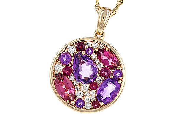 G275-25450: NECK 1.83 TW SEMI-PRECIOUS (P.TOUR, AMY) 2.00 TGW