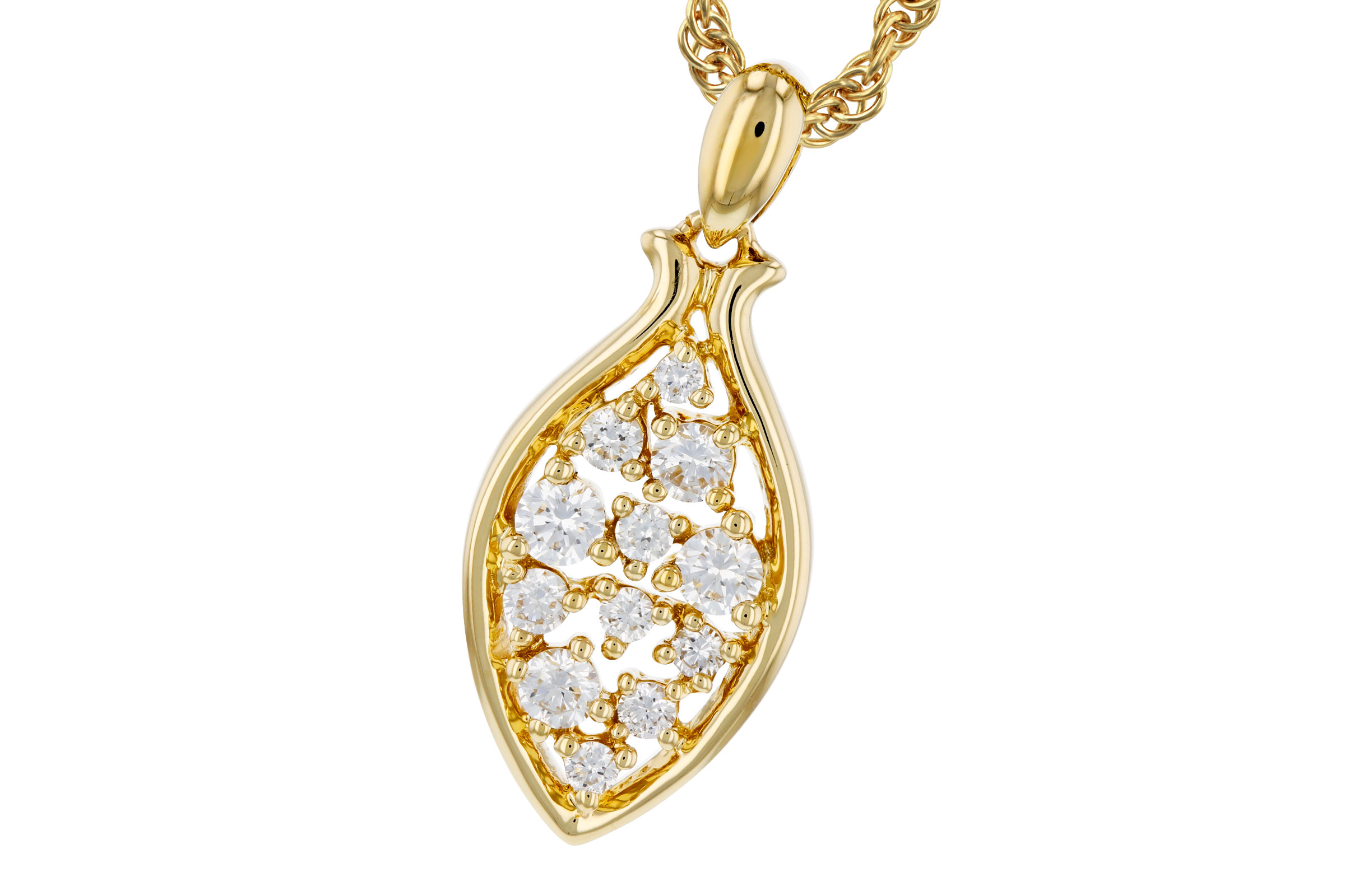 G276-11759: NECKLACE .26 TW