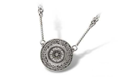 H006-17259: NECKLACE .45 BR .62 TW