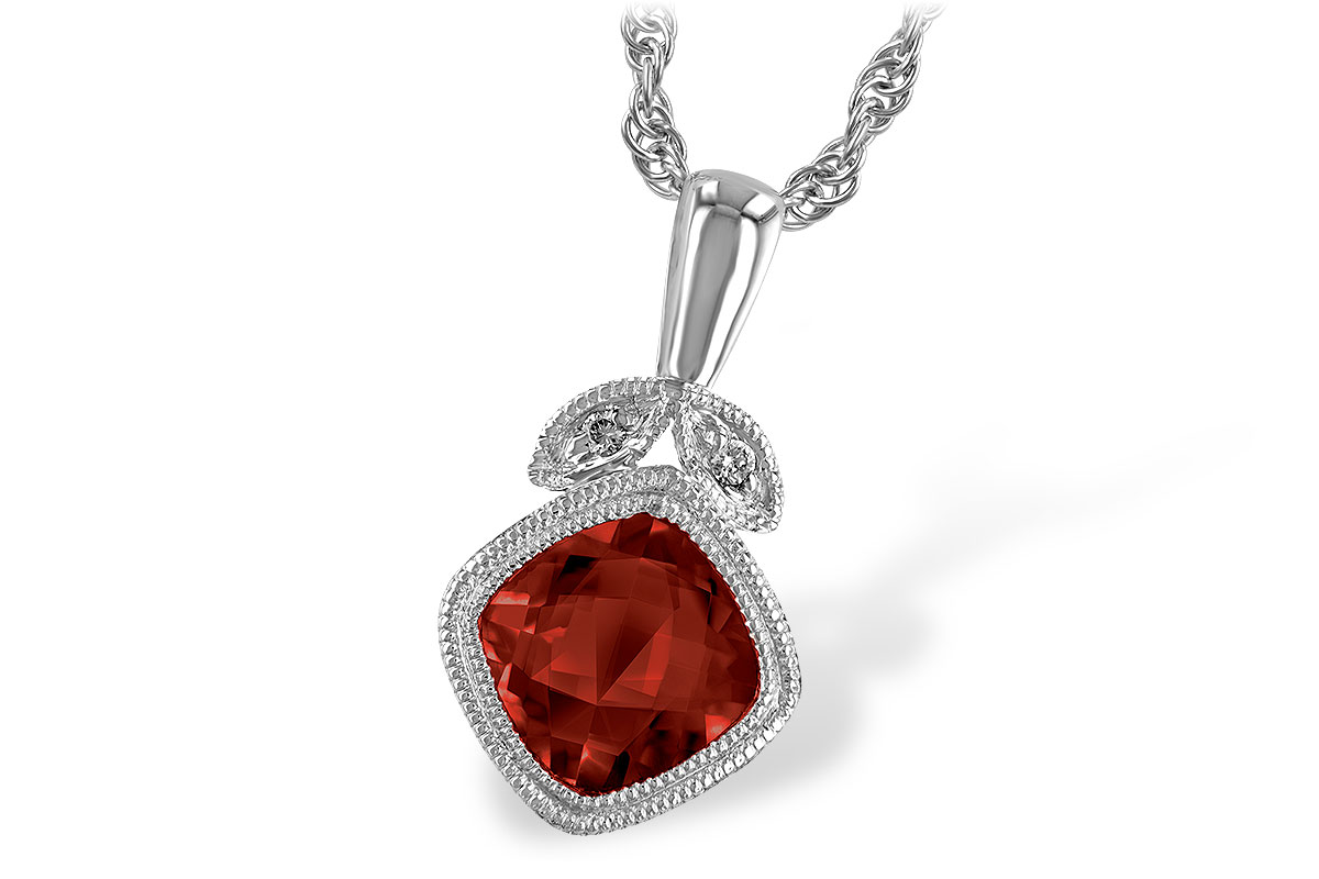 H184-35413: NECK 1.09 GARNET 1.10 TGW