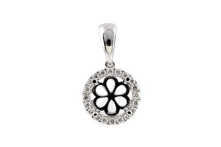 H187-04541: SEMI PENDANT .14 TW