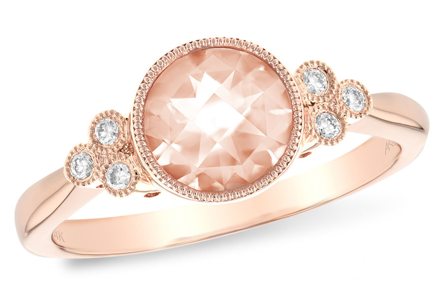 H188-86304: LDS RG 1.00 MORGANITE 1.07 TGW
