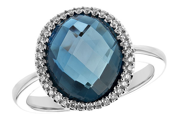 H189-75377: LDS RG 5.31 LONDON BLUE TOPAZ 5.45 TGW
