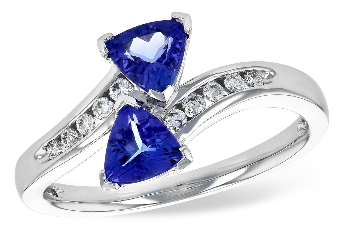 H190-64541: LDS RG .77 TW TANZANITE .90 TGW