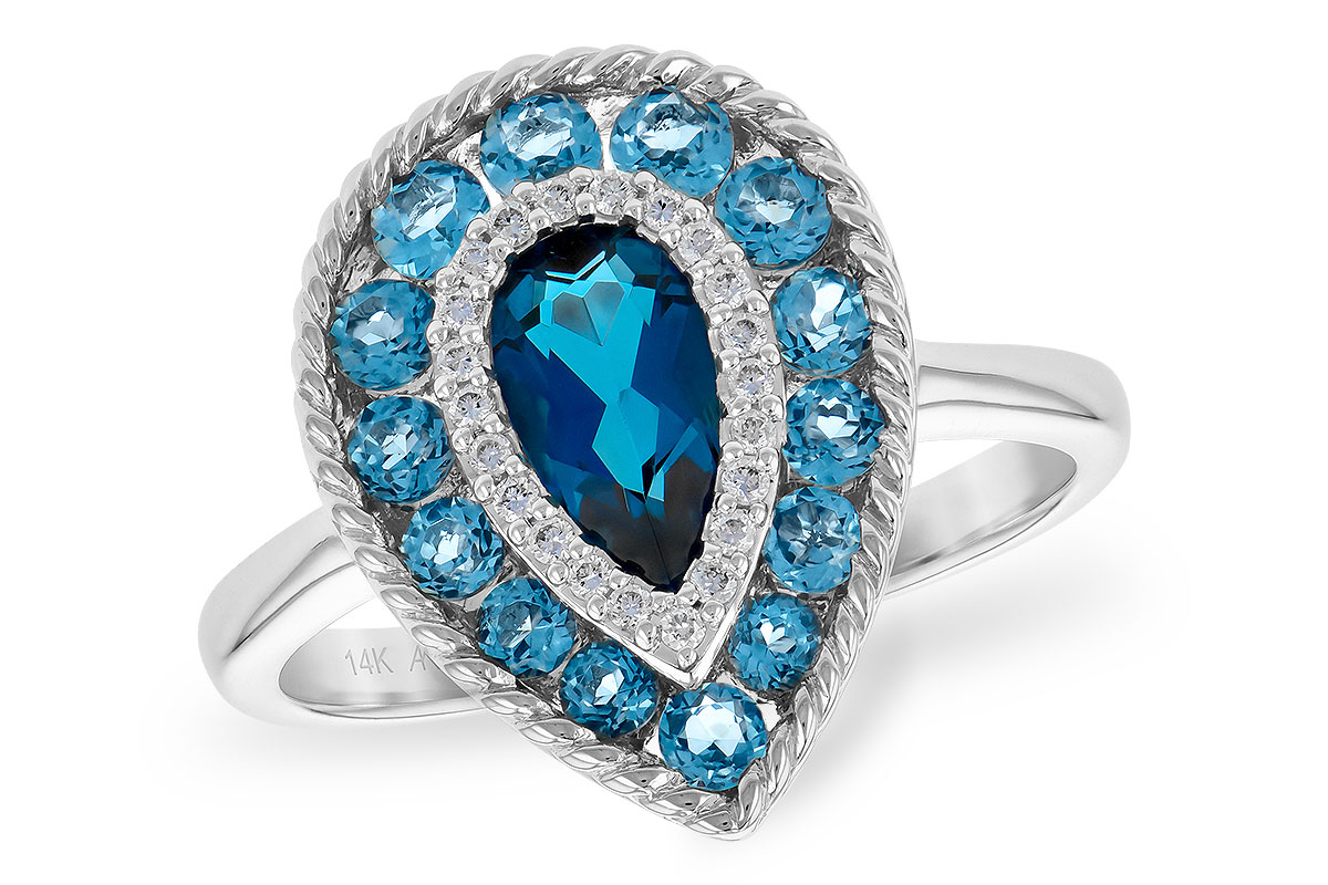 H190-68168: LDS RG 1.52 TW BLUE TOPAZ 1.60 TGW