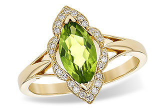 H190-69977: LDS RG .94 PERIDOT 1.05 TGW