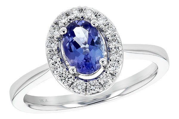 H190-70886: LDS RG .73 TANZANITE .97 TGW