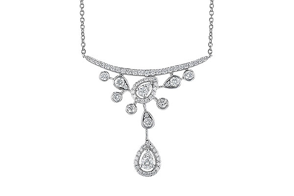H273-40832: NECKLACE .65 TW