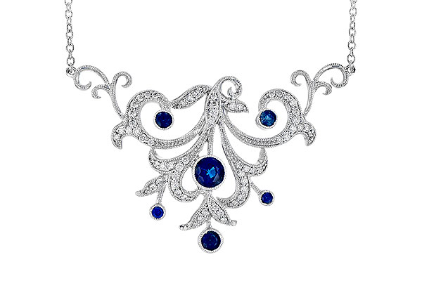 H273-40850: NECK .76 TW SAPP 1.10 TGW