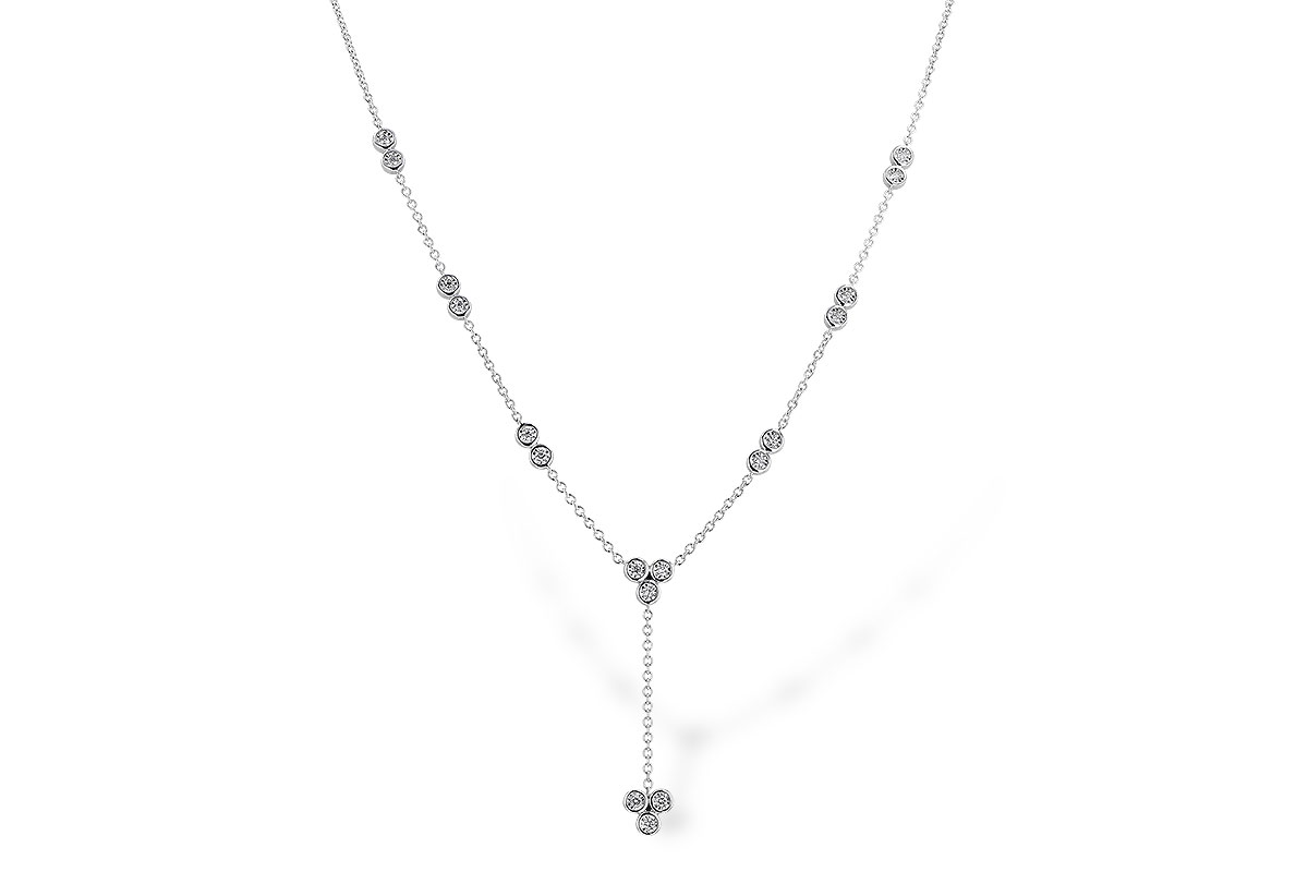 H274-29077: NECKLACE .32 TW (18")