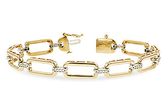 H274-33577: BRACELET .25 TW (7.5" - K189-79050 WITH LARGER LINKS)