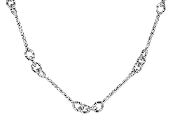 H274-33613: TWIST CHAIN (0.80MM, 14KT, 22IN, LOBSTER CLASP)