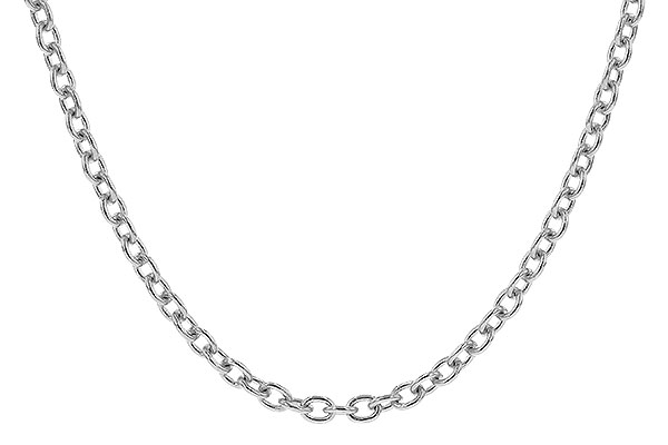 H274-34486: CABLE CHAIN (24", 1.3MM, 14KT, LOBSTER CLASP)