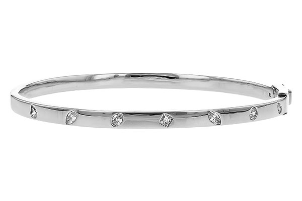 H274-34495: BANGLE .35 TW FANCY CUT DIAMONDS