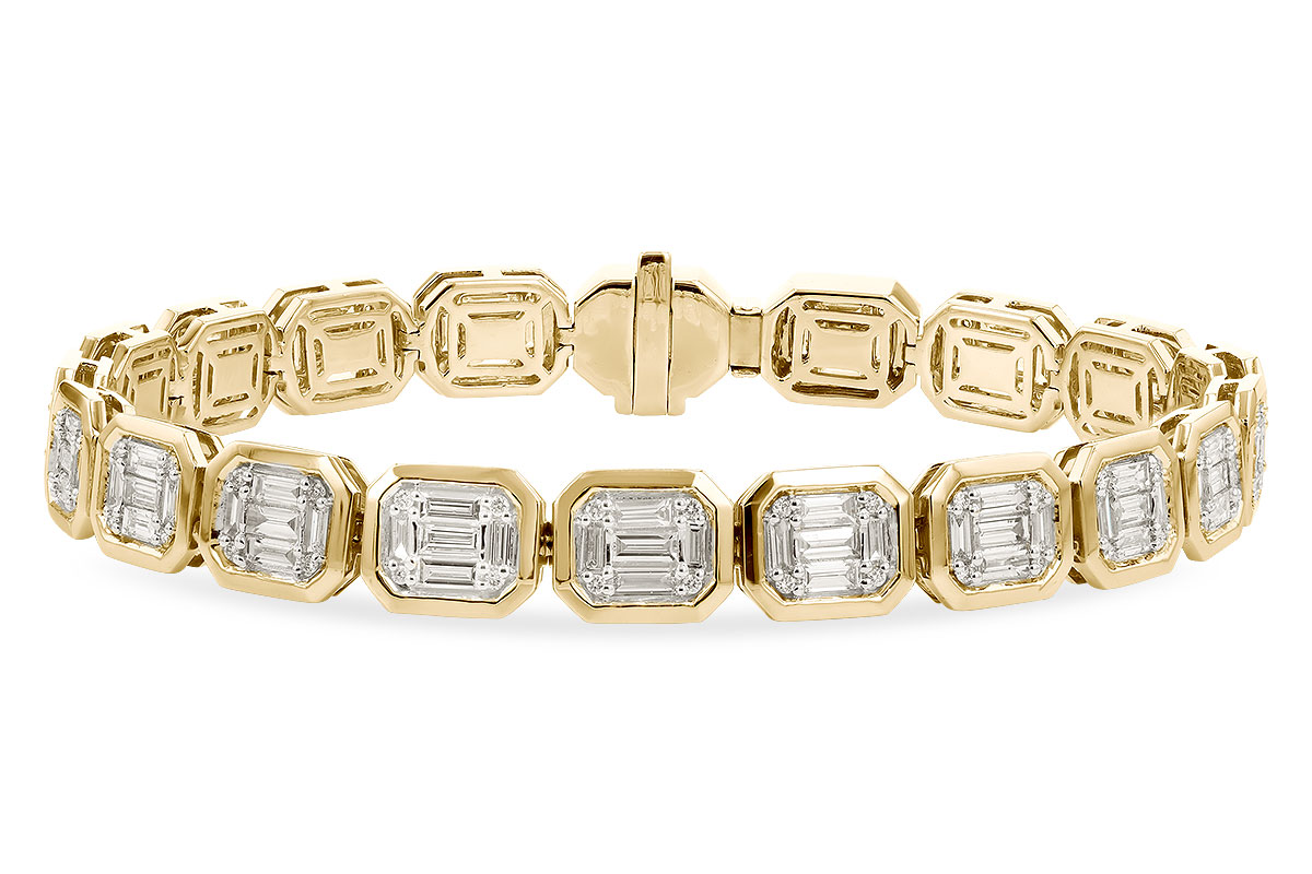 H274-35450: BRACELET 2.50 BAG 2.80 TW (7")