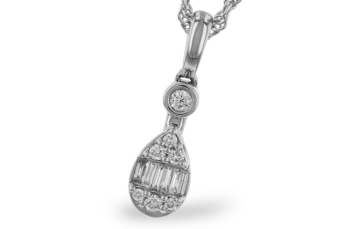 H275-19913: NECKLACE .05 BAG .14 TW