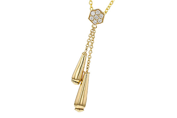 H275-19959: NECKLACE .11 TW