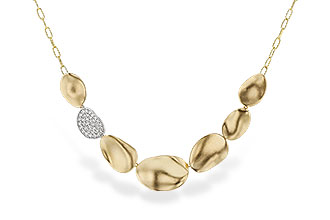 H275-19986: NECKLACE .38 TW (18")