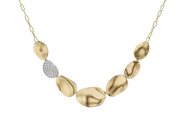 H275-19986: NECKLACE .38 TW (18")