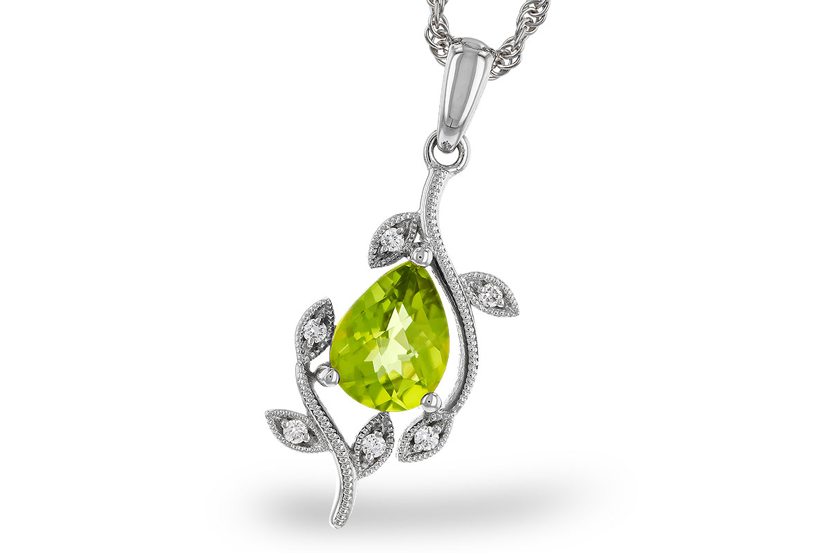 H275-21768: NECKLACE 1.16 PERIDOT 1.21 TGW (8x6MM PER)