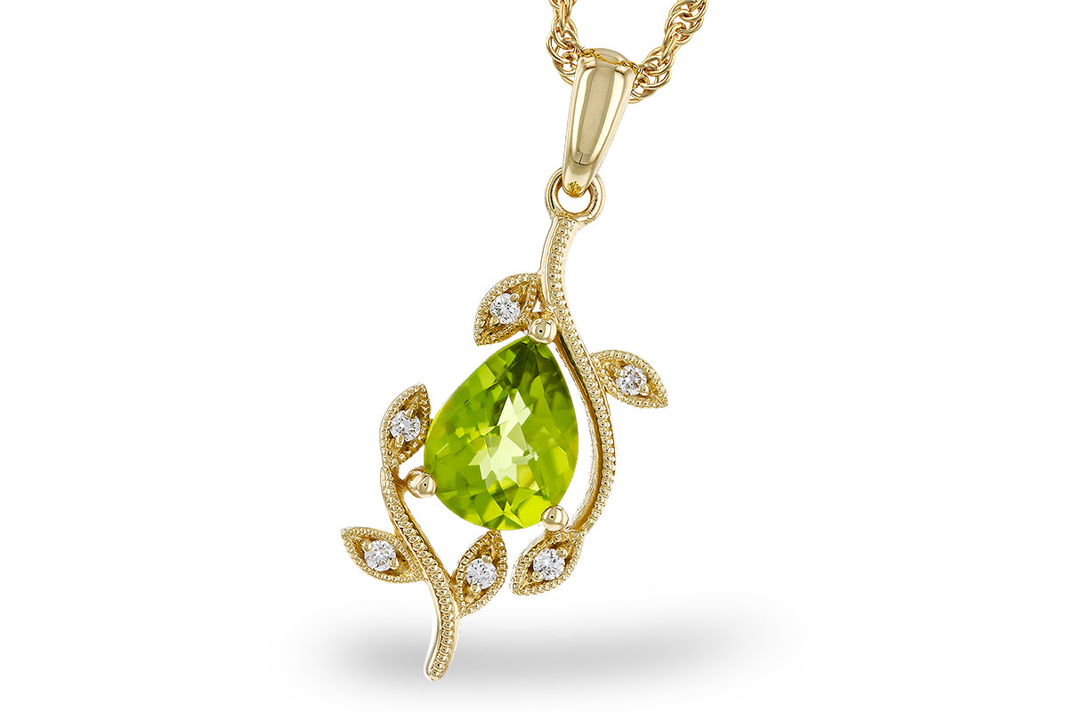 H275-21768: NECKLACE 1.16 PERIDOT 1.21 TGW (8x6MM PER)