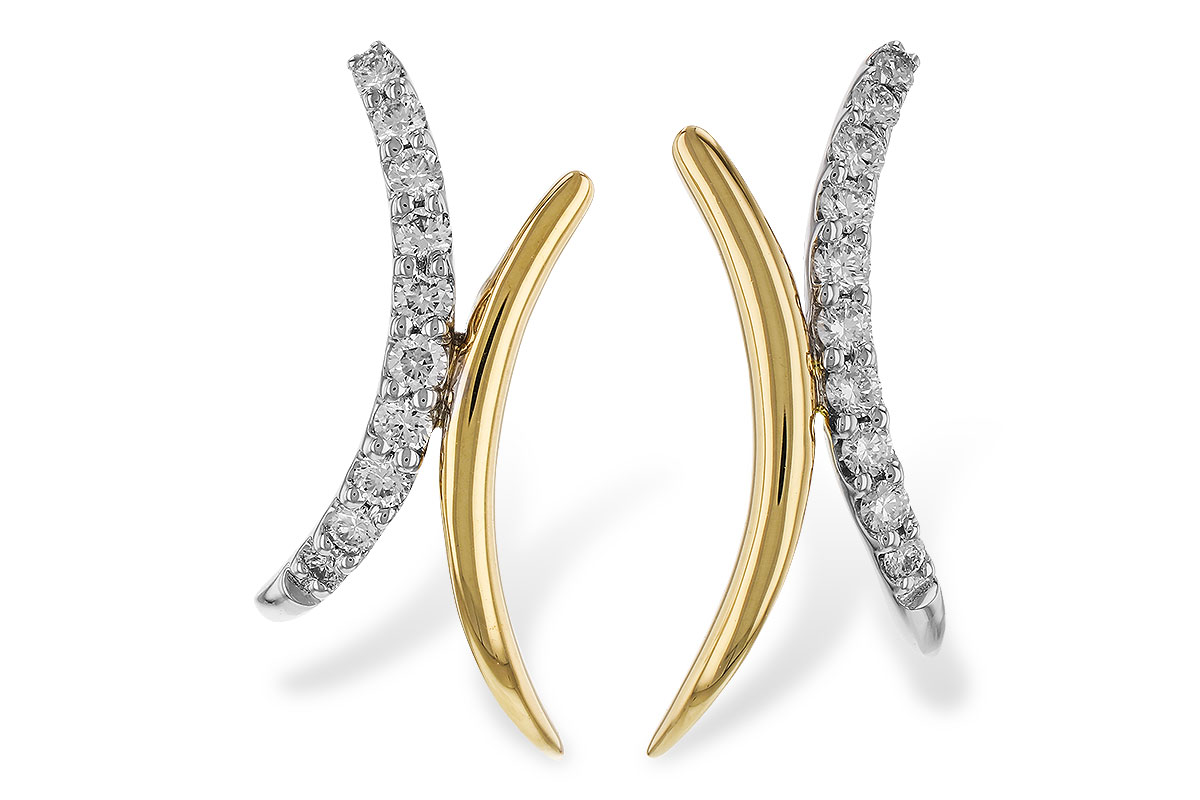 H275-23613: EARRINGS .15 TW