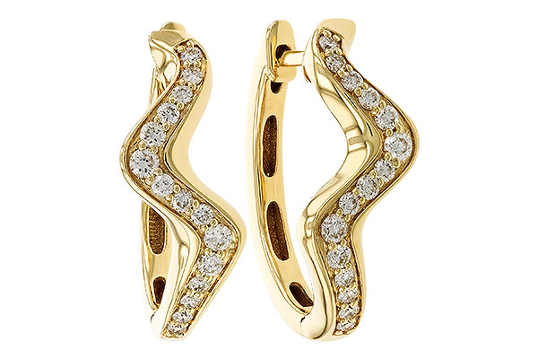 H275-24513: EARRINGS .40 TW
