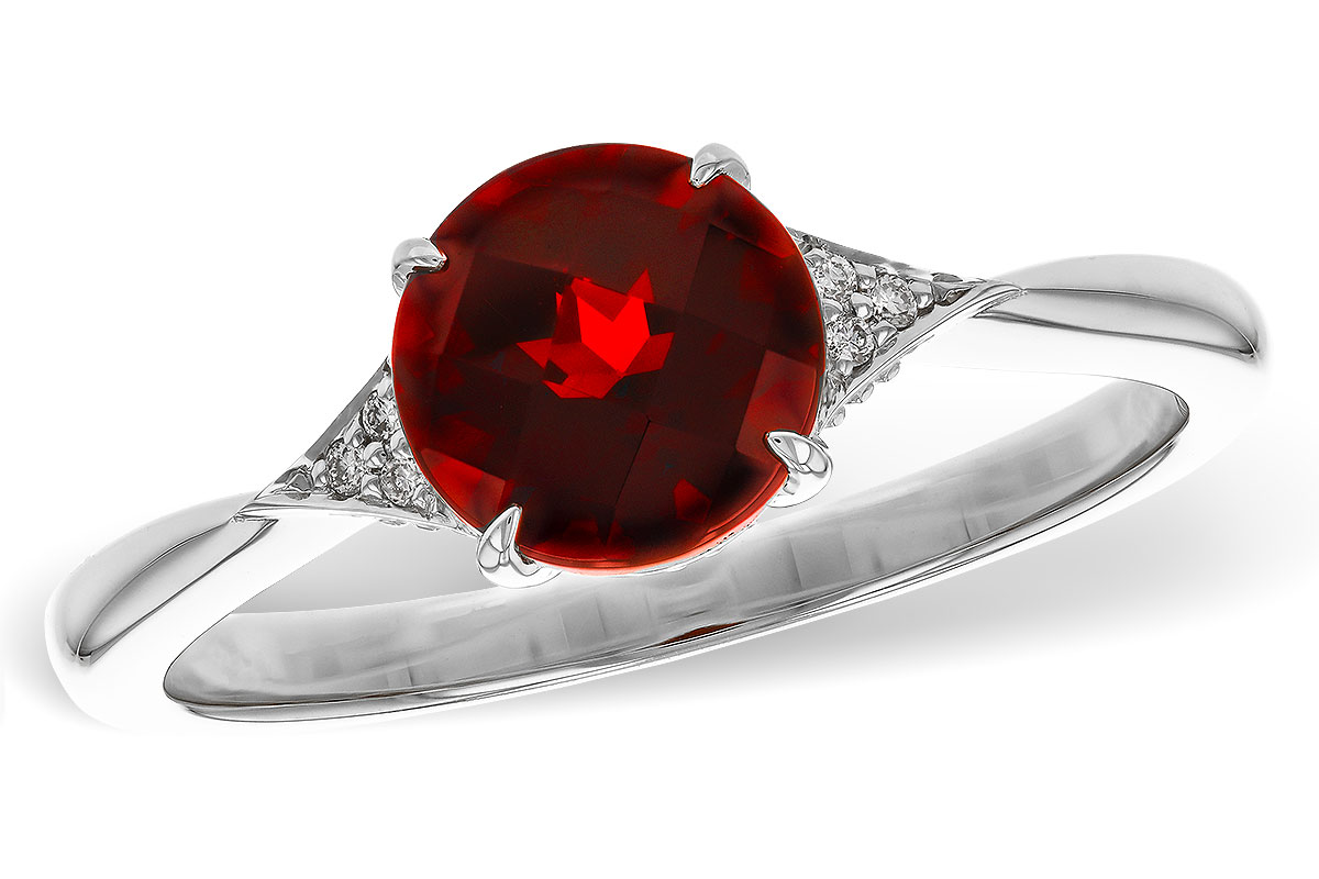 H275-25386: LDS RG 1.46 GARNET 1.48 TGW (7MM RD)