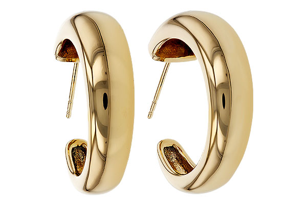 H275-26295: GOLD EARRINGS (20MM)