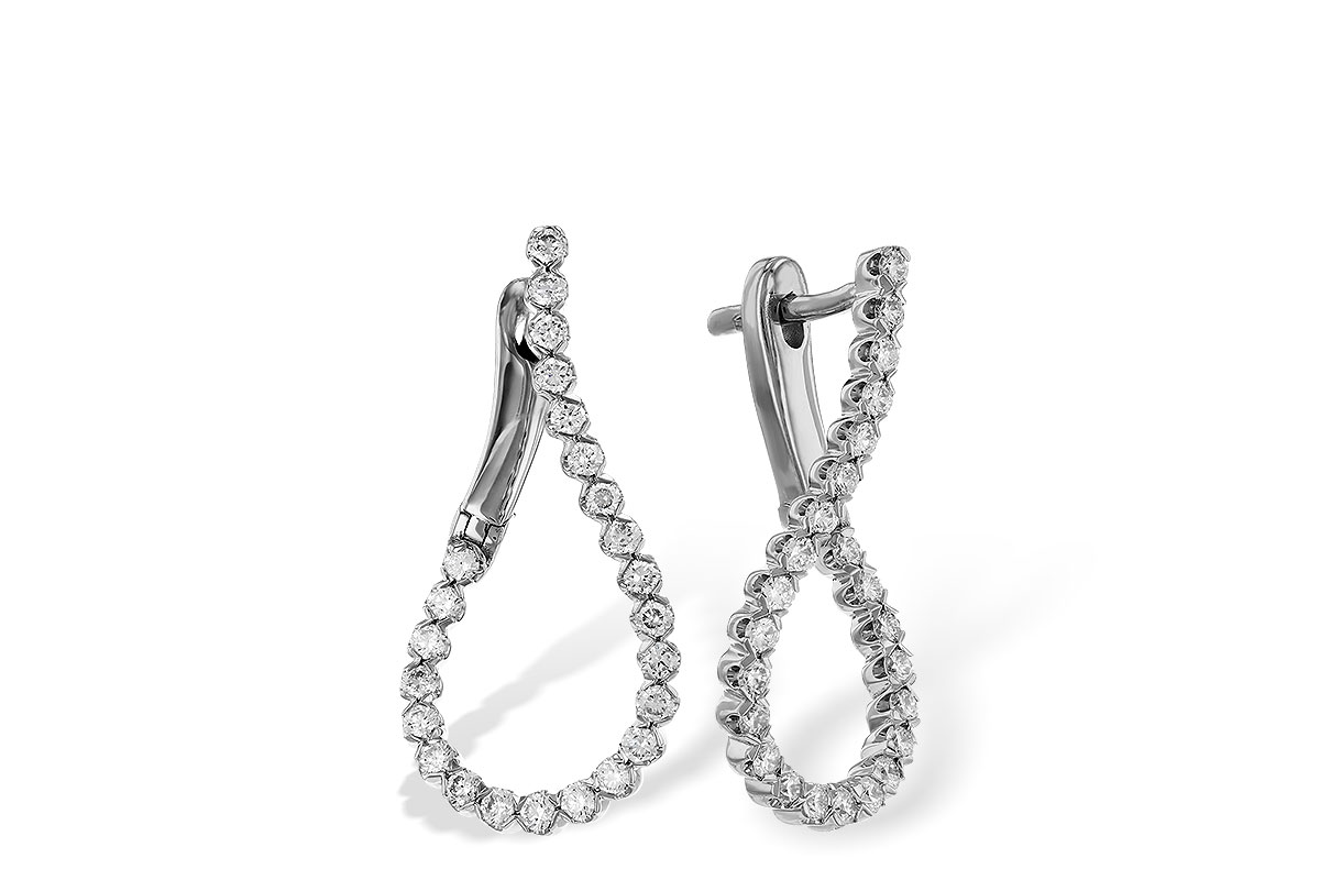 H276-09959: EARRINGS .50 TW