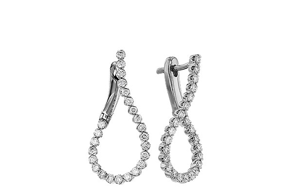 H276-09959: EARRINGS .50 TW