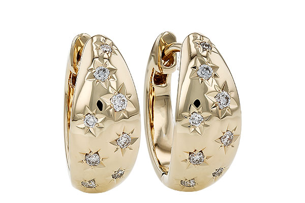 H276-09968: EARRINGS .17 TW