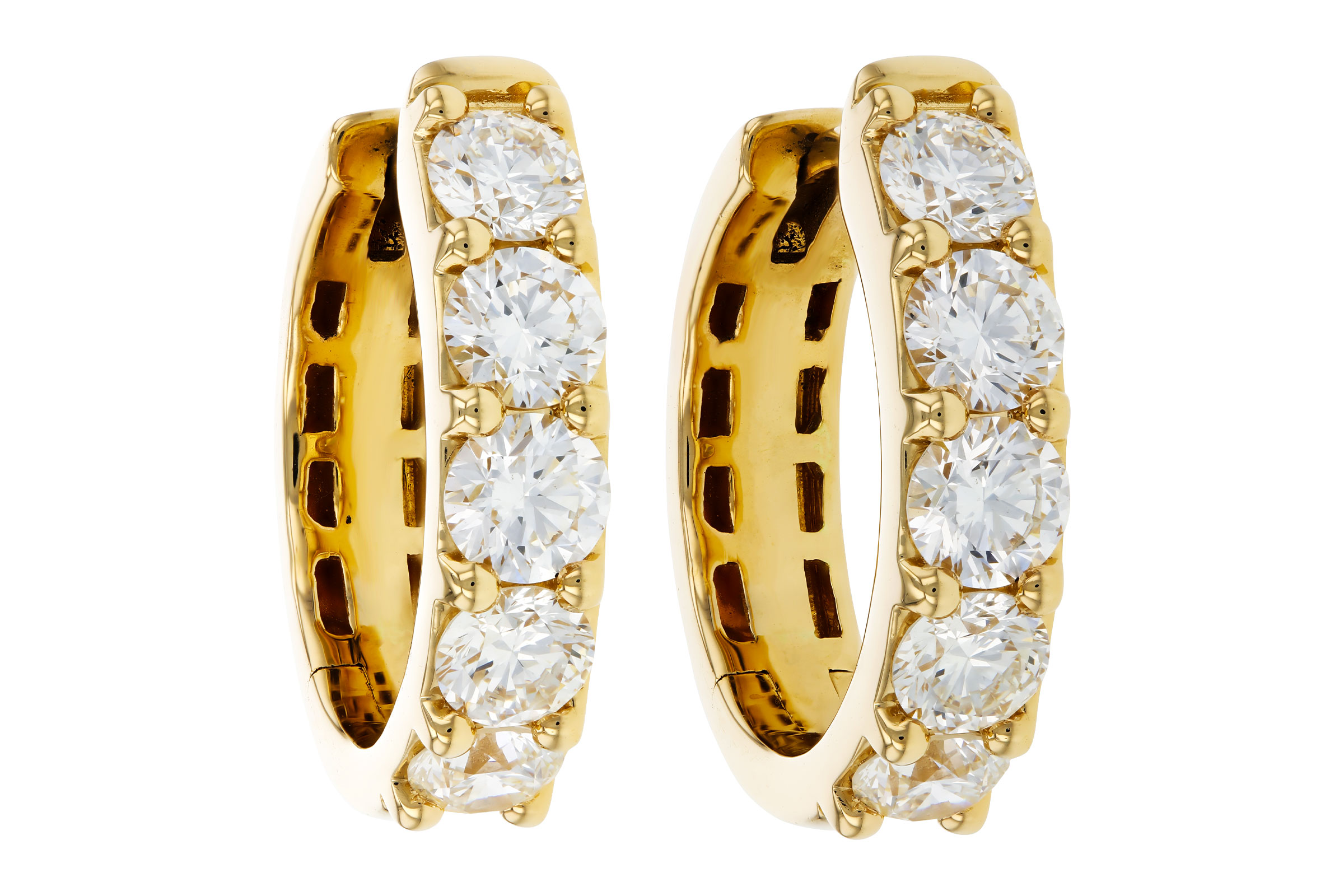 H276-10877: EARRINGS 2.00 TW