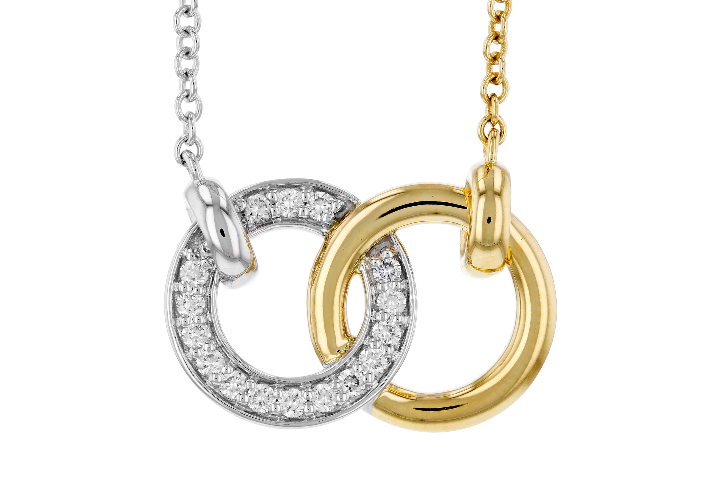 H276-11795: NECKLACE .20 TW (18")