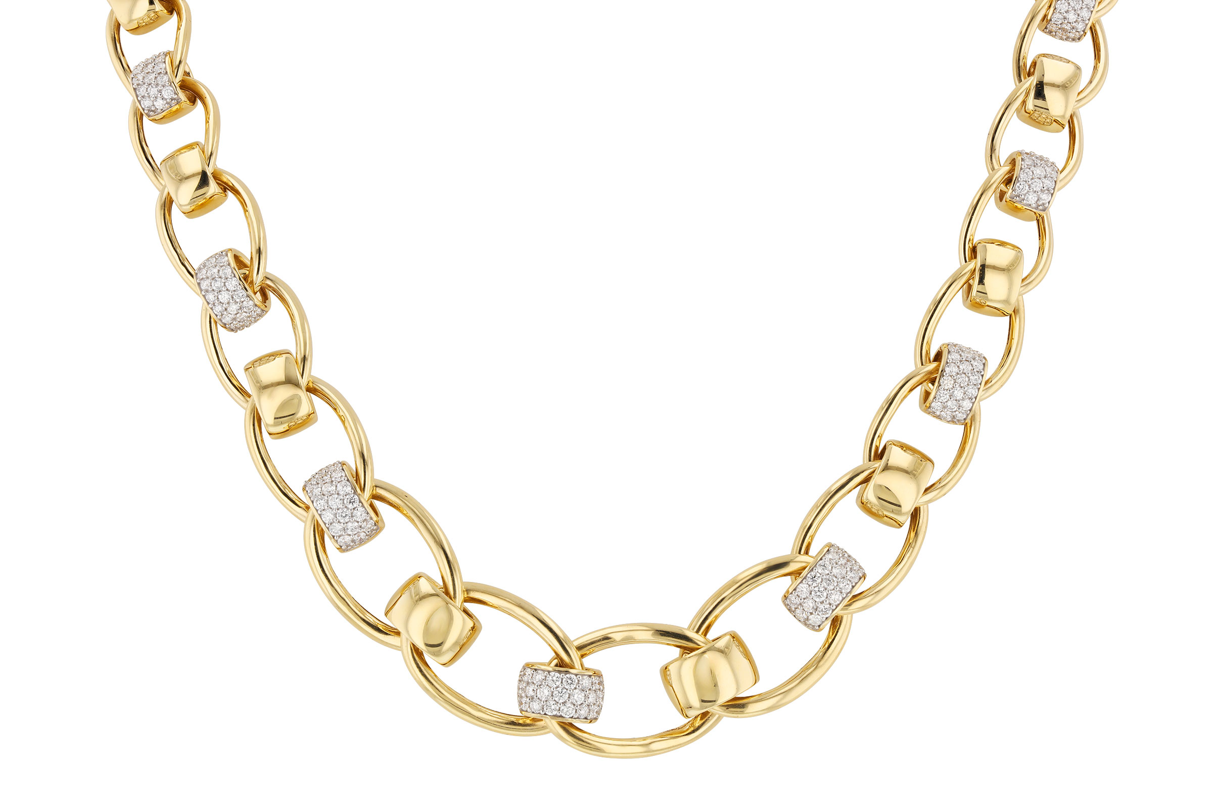 H276-11804: NECKLACE 2.00 TW (17")