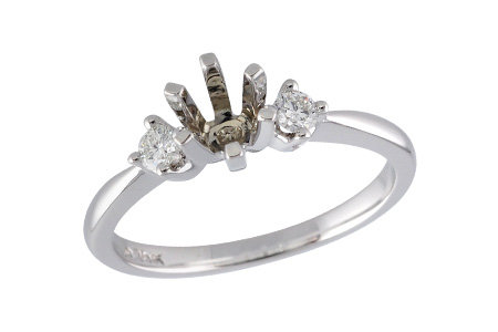 K006-12650: LDS SEMI DIA RING .14 TW