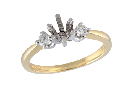 K006-12650: LDS SEMI DIA RING .14 TW