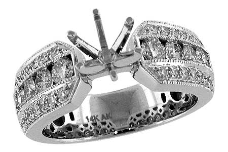 K006-13595: LDS SEMI DIA RG 1 CT TW