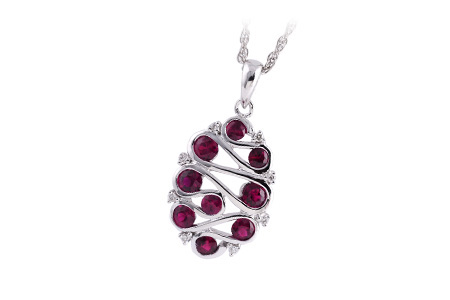 K185-26286: NECK .70 RUBY .75 TGW