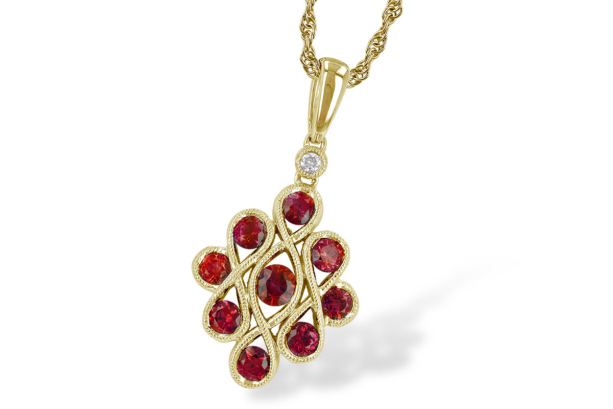 K187-02704: NECK .85 RUBY .87 TGW