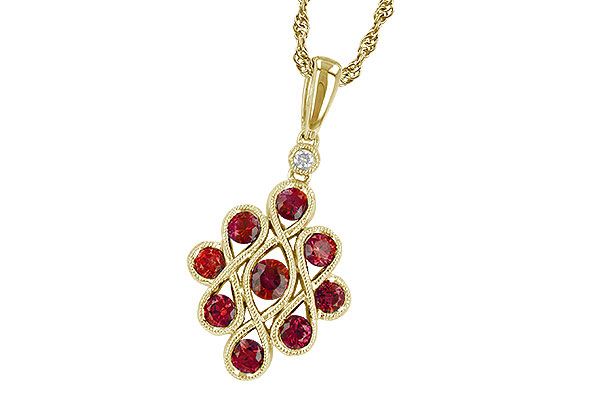 K187-02704: NECK .85 RUBY .87 TGW