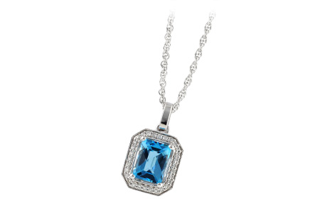 K187-94477: NECK 1.75 BLUE TOPAZ 1.86 TGW