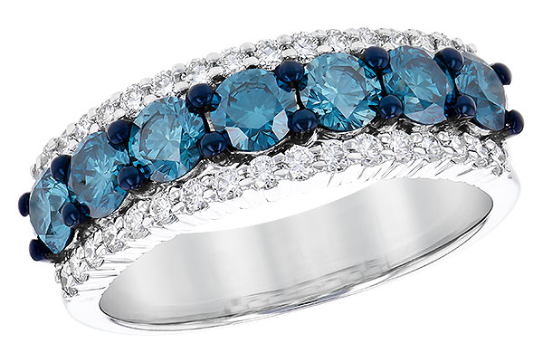 K189-76322: LDS WED RG 1.26 BLUE DIAS 1.70 TGW