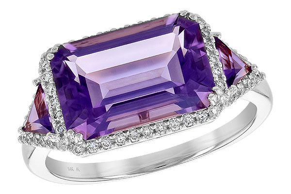 K190-65404: LDS RG 3.48 TW AMETHYST 3.70 TGW (12x8MM)