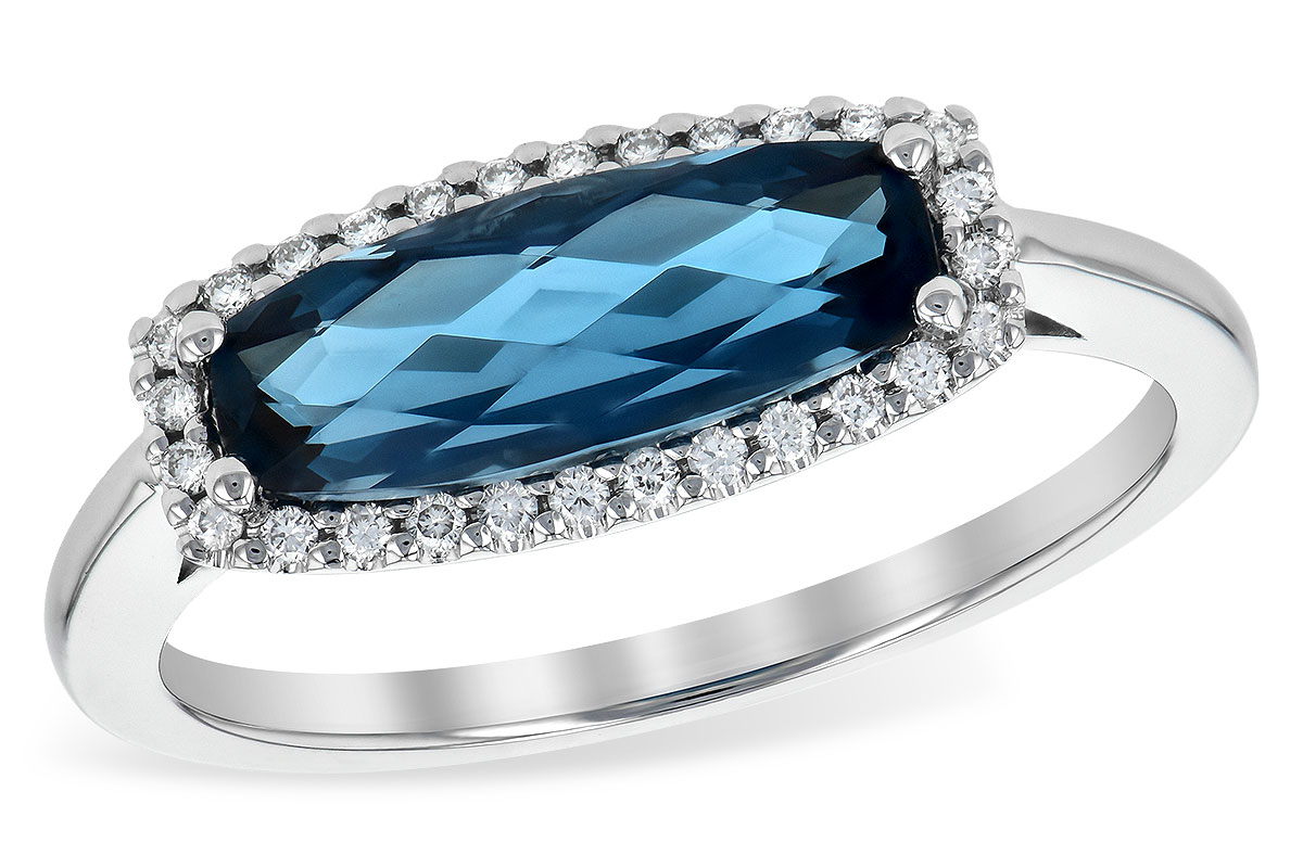 K190-69077: LDS RG 1.79 LONDON BLUE TOPAZ 1.90 TGW