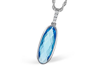 K273-39968: NECK 1.90 BLUE TOPAZ 1.93 TGW